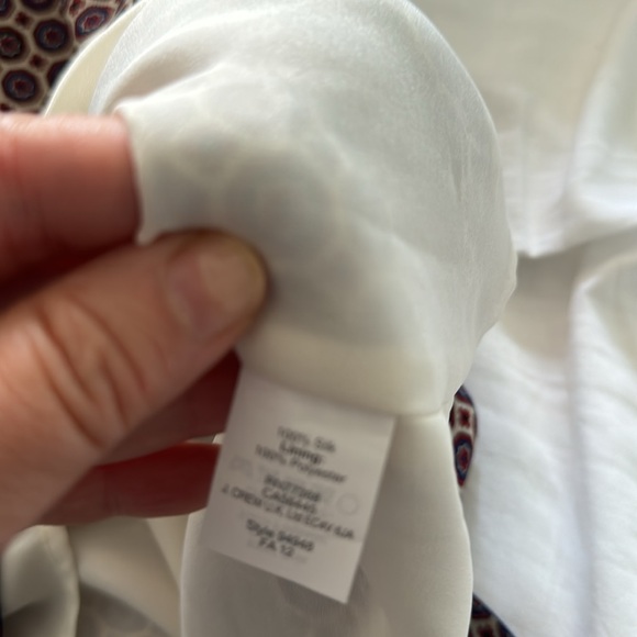 J crew Jules dress silk scarf foulard pattern, sz 14 - Picture 9 of 10